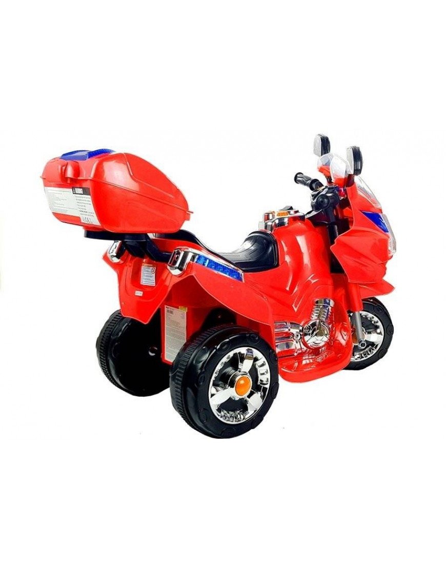 Otroški motor na akumulator rdeč